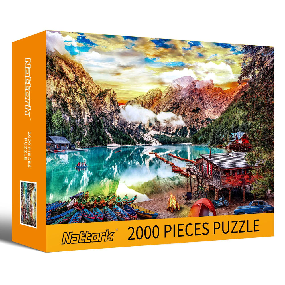 Nattork jigsaw puzzle includes a poster to aid assembly and progress tracking