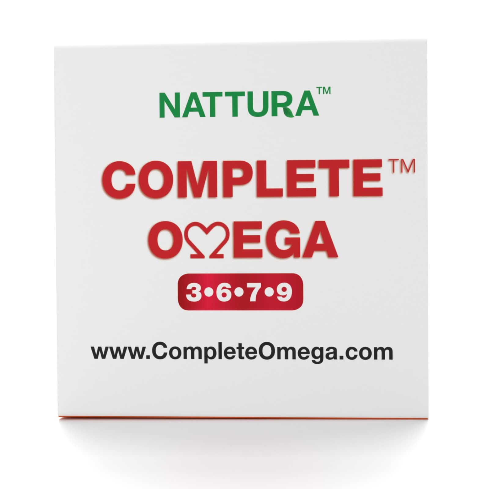 Nattura Complete Omega amber glass bottle protecting delicate oils from light.