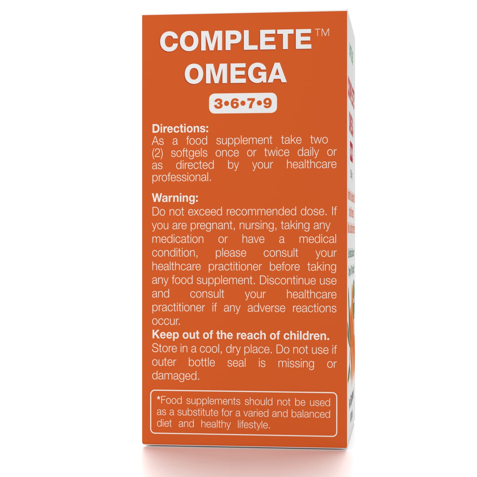 Nattura Complete Omega bottle pour captured for easy dosage during morning routine.