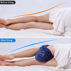 NATUMAX knee pillow cover is removable and washable for easy care