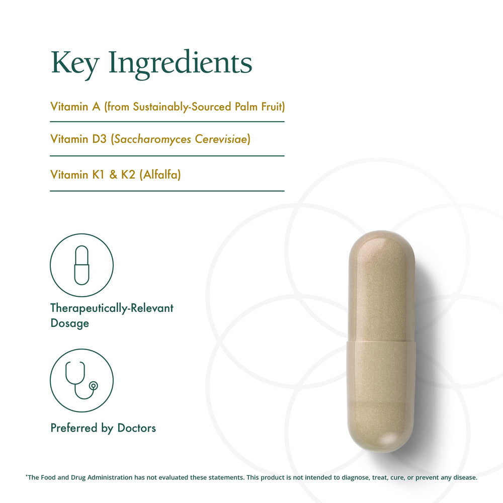 Natura Health Products Vitamin D-A-K capsules for daily immune support.