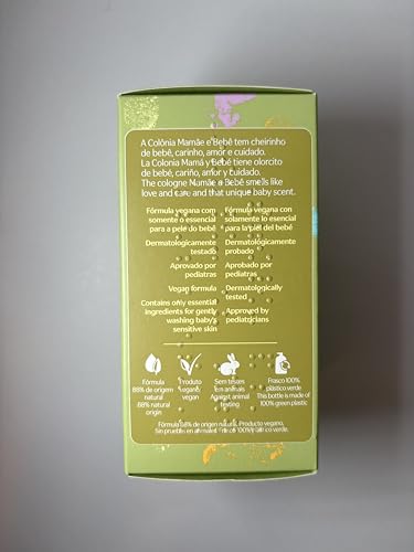 Natura Mom and Baby Cologne hypoallergenic care designed for gentle fragrance after bath