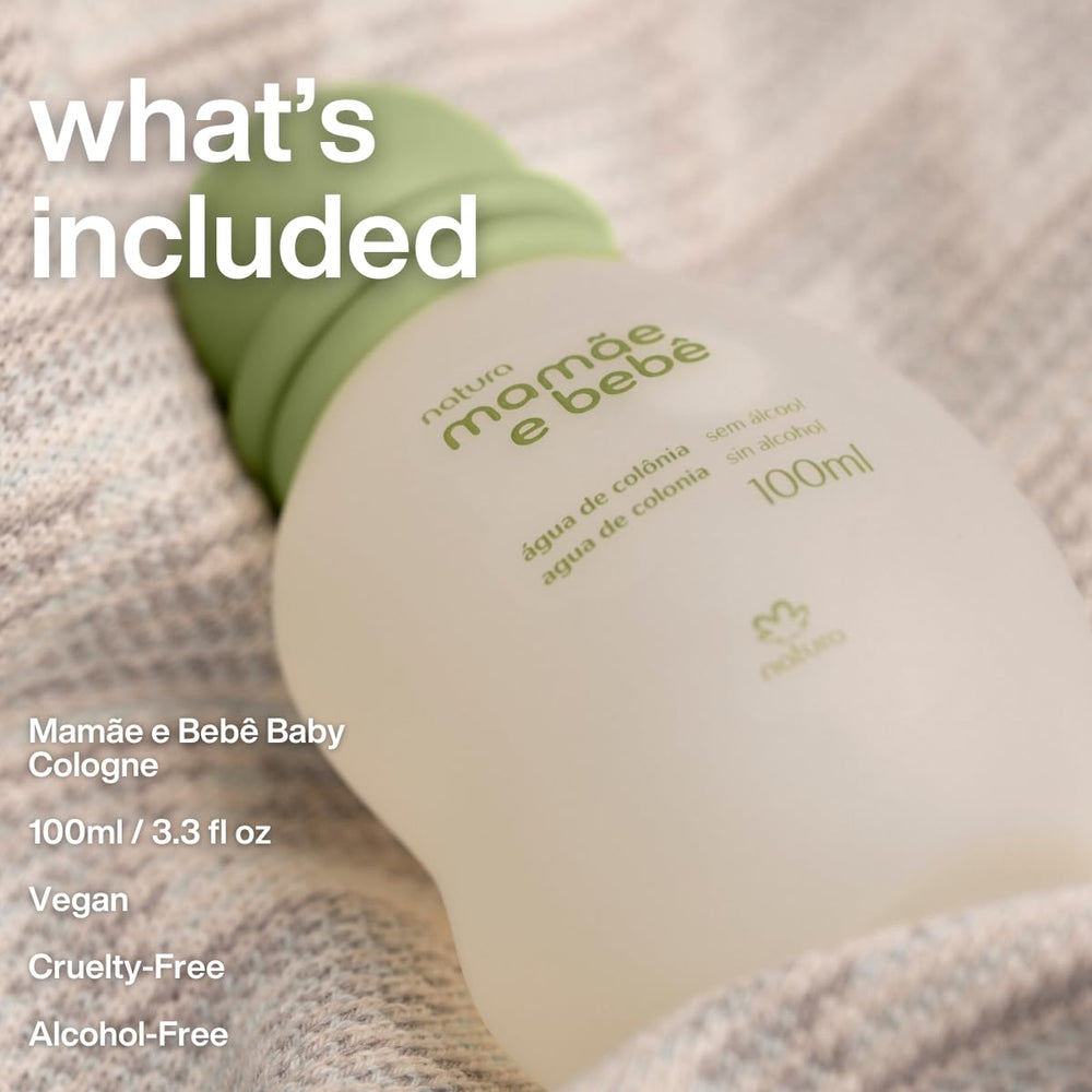 Natura Mom and Baby Cologne newborn-friendly fragrance for cozy post-bath moments