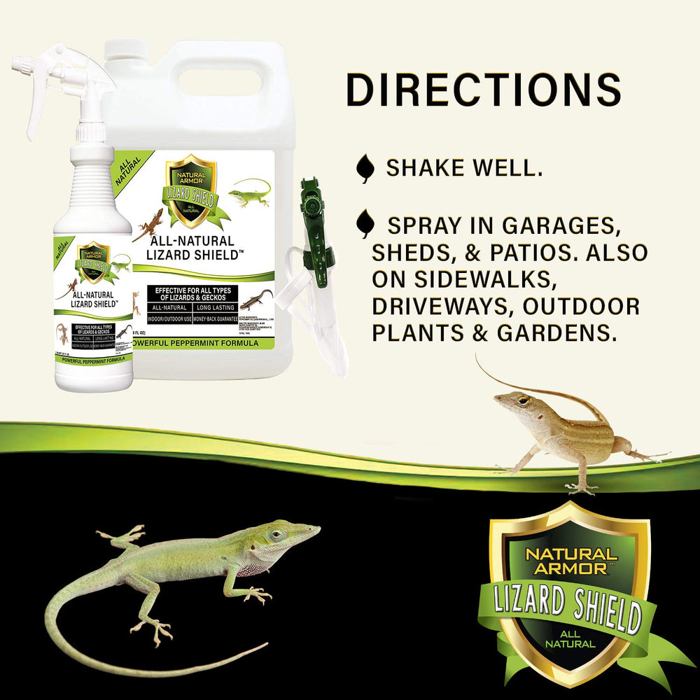 Garage and shed perimeter protected by Natural Armor spray.