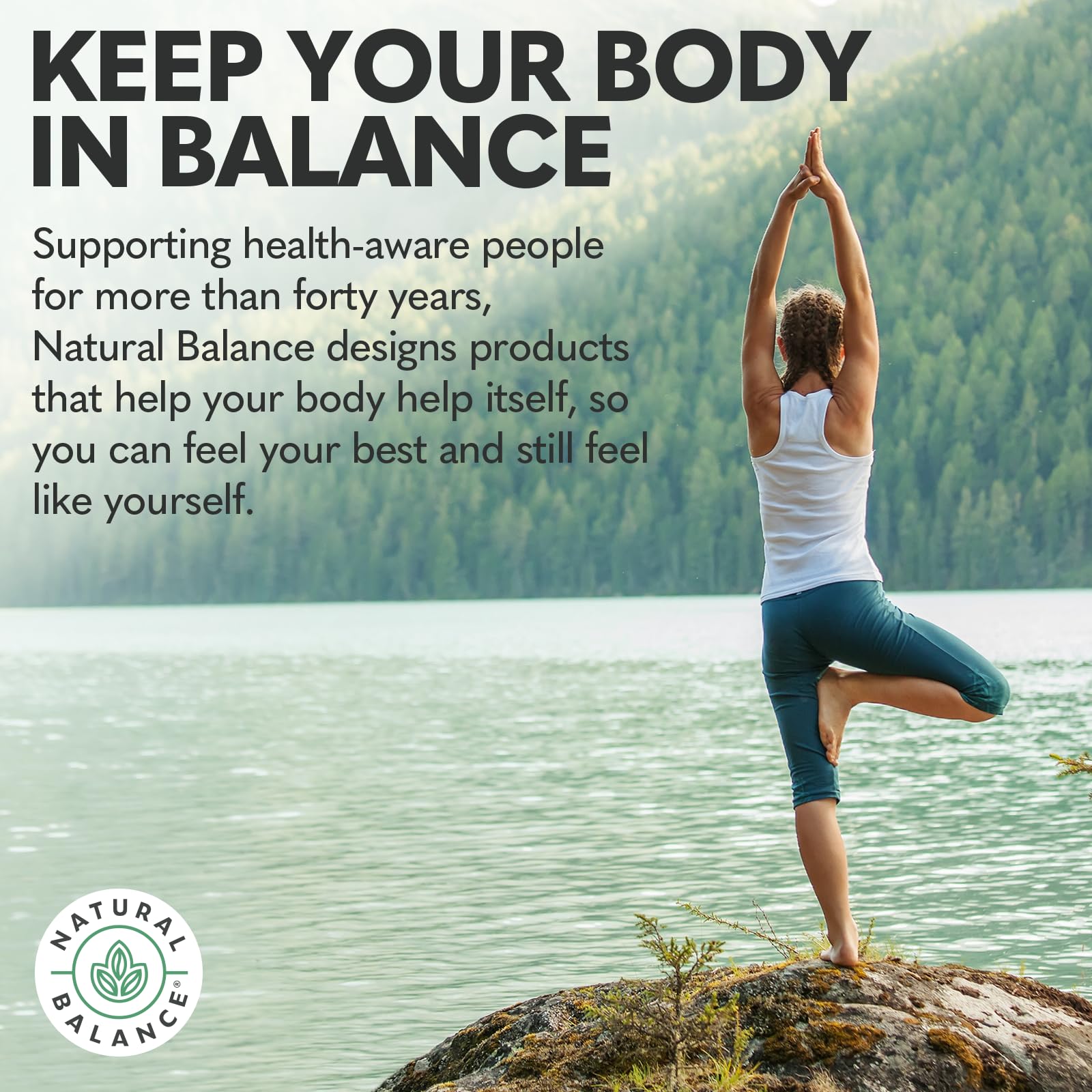 Natural Balance Colon Clenz bottle in hand suggests convenient overnight detox.