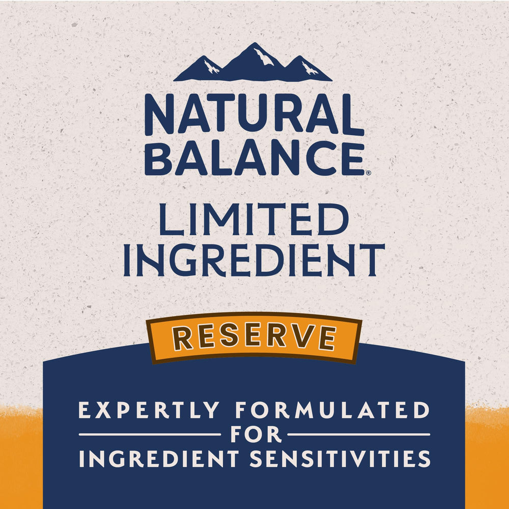 Natural Balance limited-ingredient recipe for dogs with sensitivities.