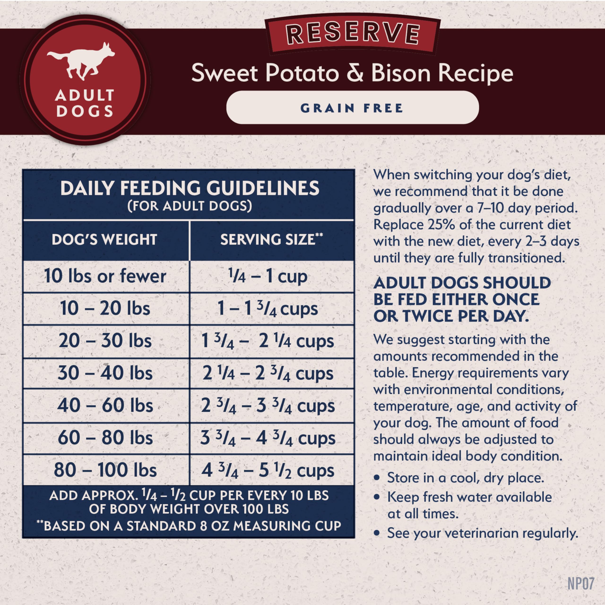 Natural Balance dog meal time with kibble in dish promotes balanced dining.