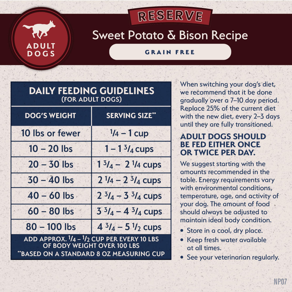 Natural Balance dog meal time with kibble in dish promotes balanced dining.