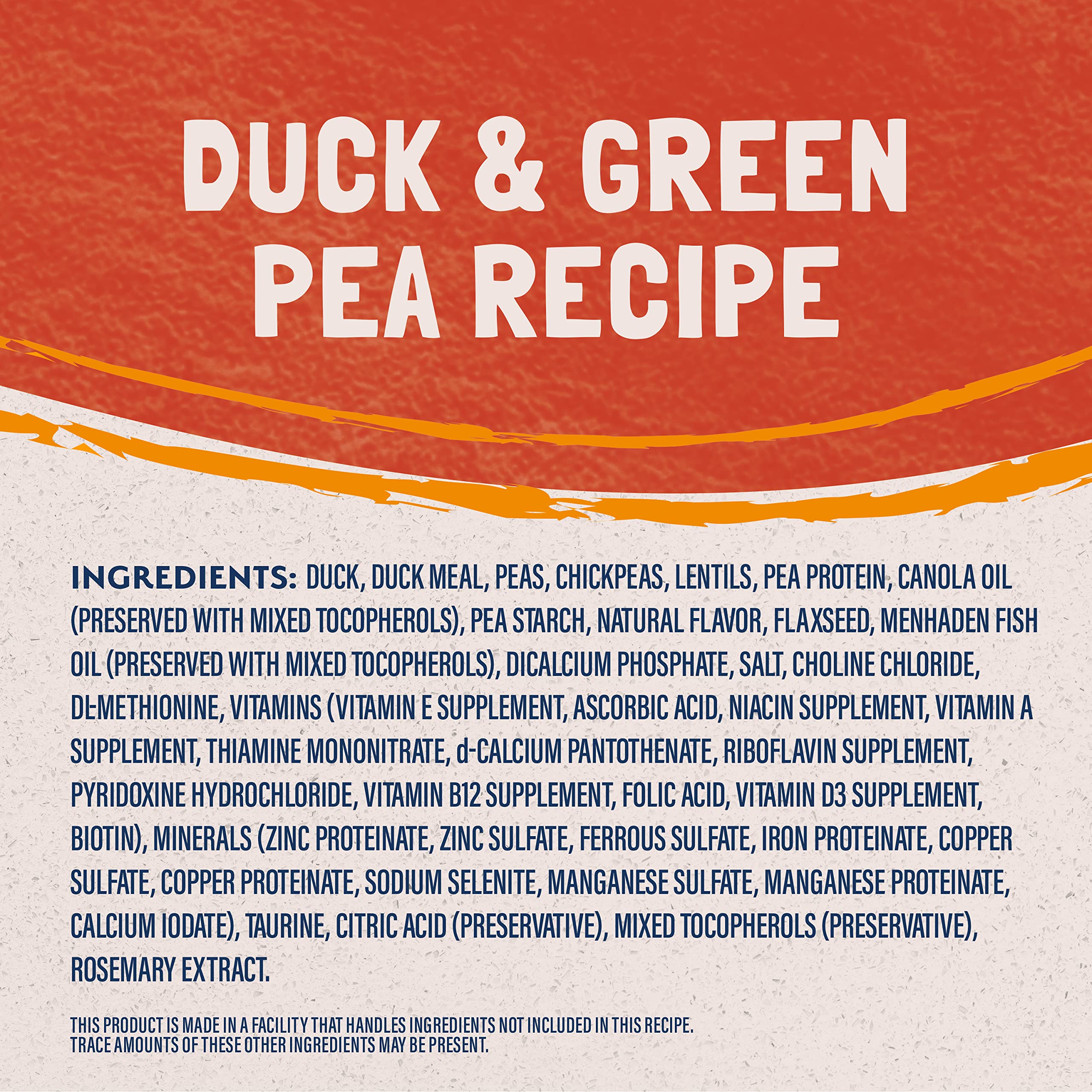 Natural Balance Reserve green peas illustrating fiber source for digestion