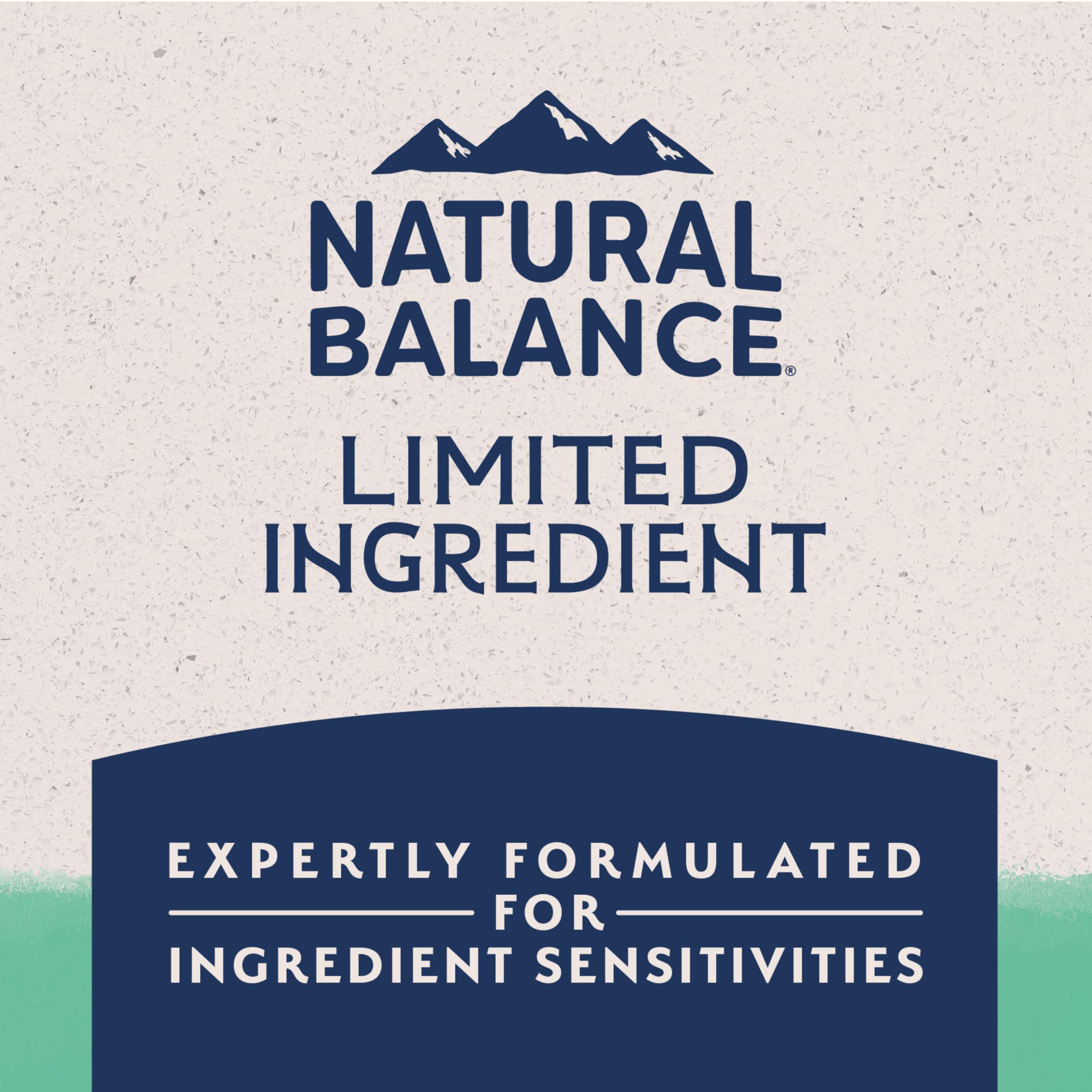 Shiny coat and healthy skin implied by Natural Balance nutrition visuals