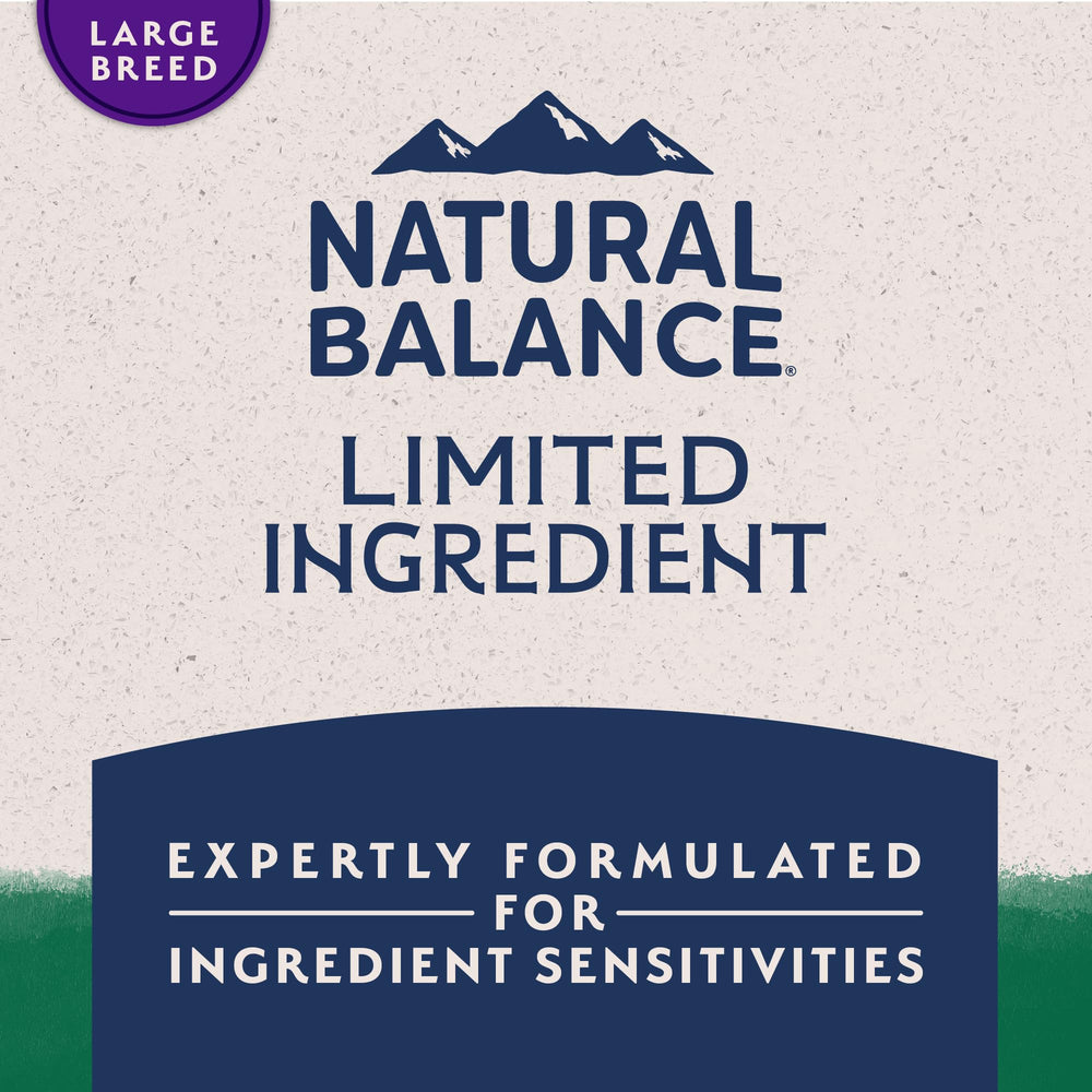 Natural Balance L.I.D. bag opening reveals freshness seals and clear labeling