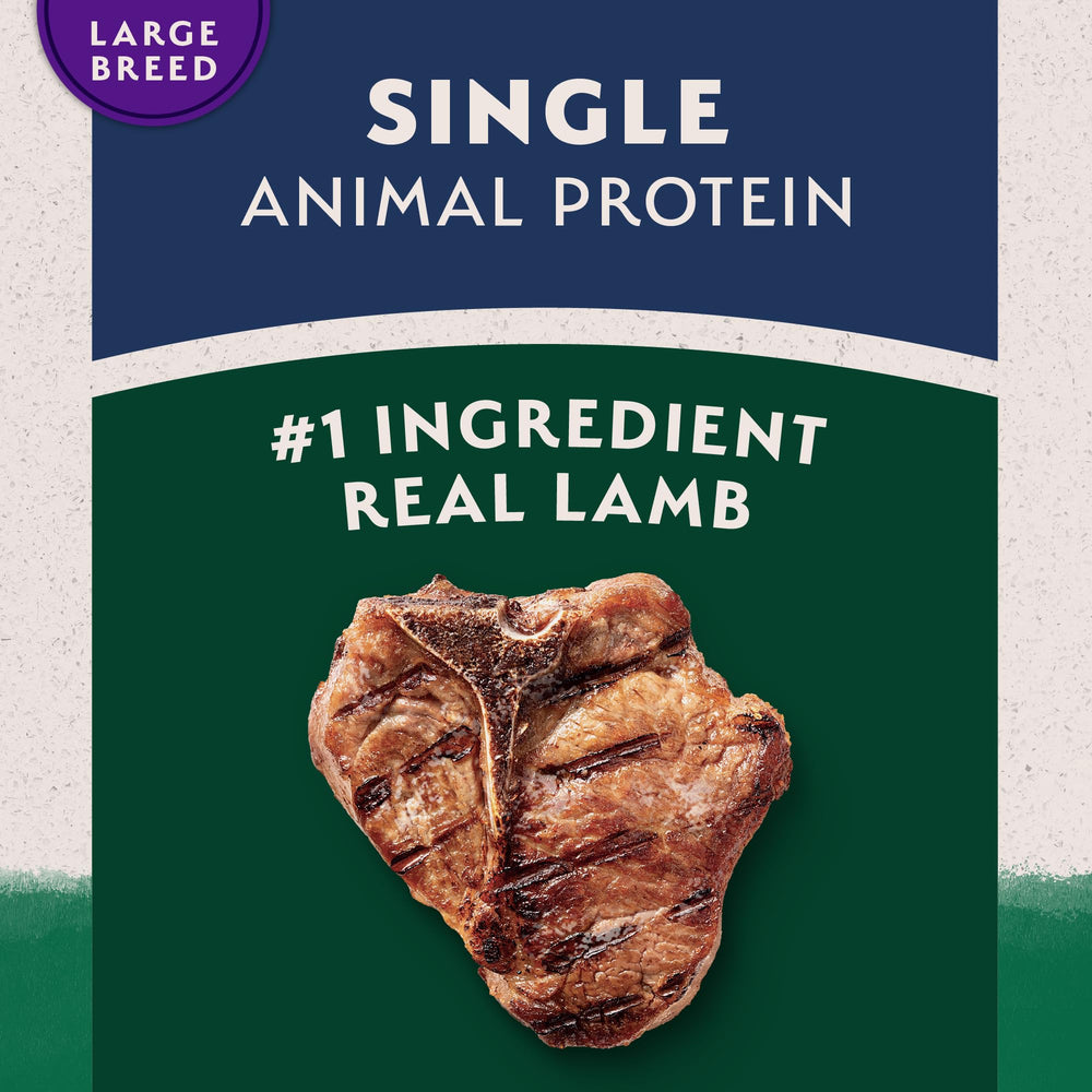 Natural Balance L.I.D. large-breed bag packaging shows safety and traceability