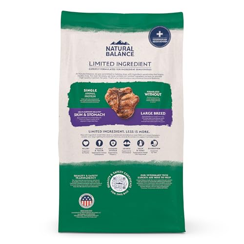Natural Balance L.I.D. safety testing badge confirms batch quality checks