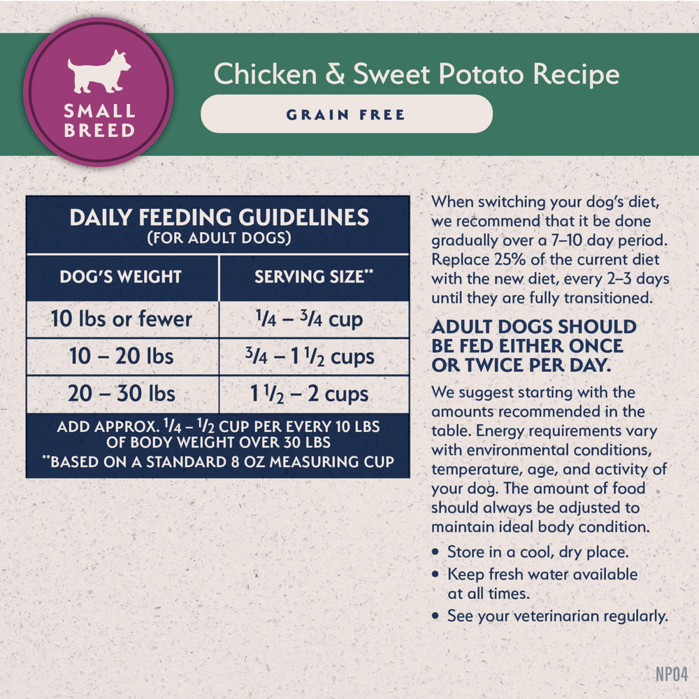 Natural Balance L.I.D. small breed kibble bite-size crunch detail.
