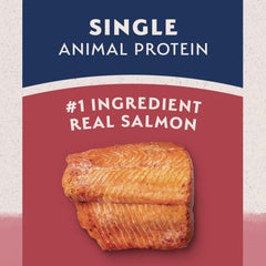 Natural Balance no-corn-wheat-soy badge emphasizes simple ingredients