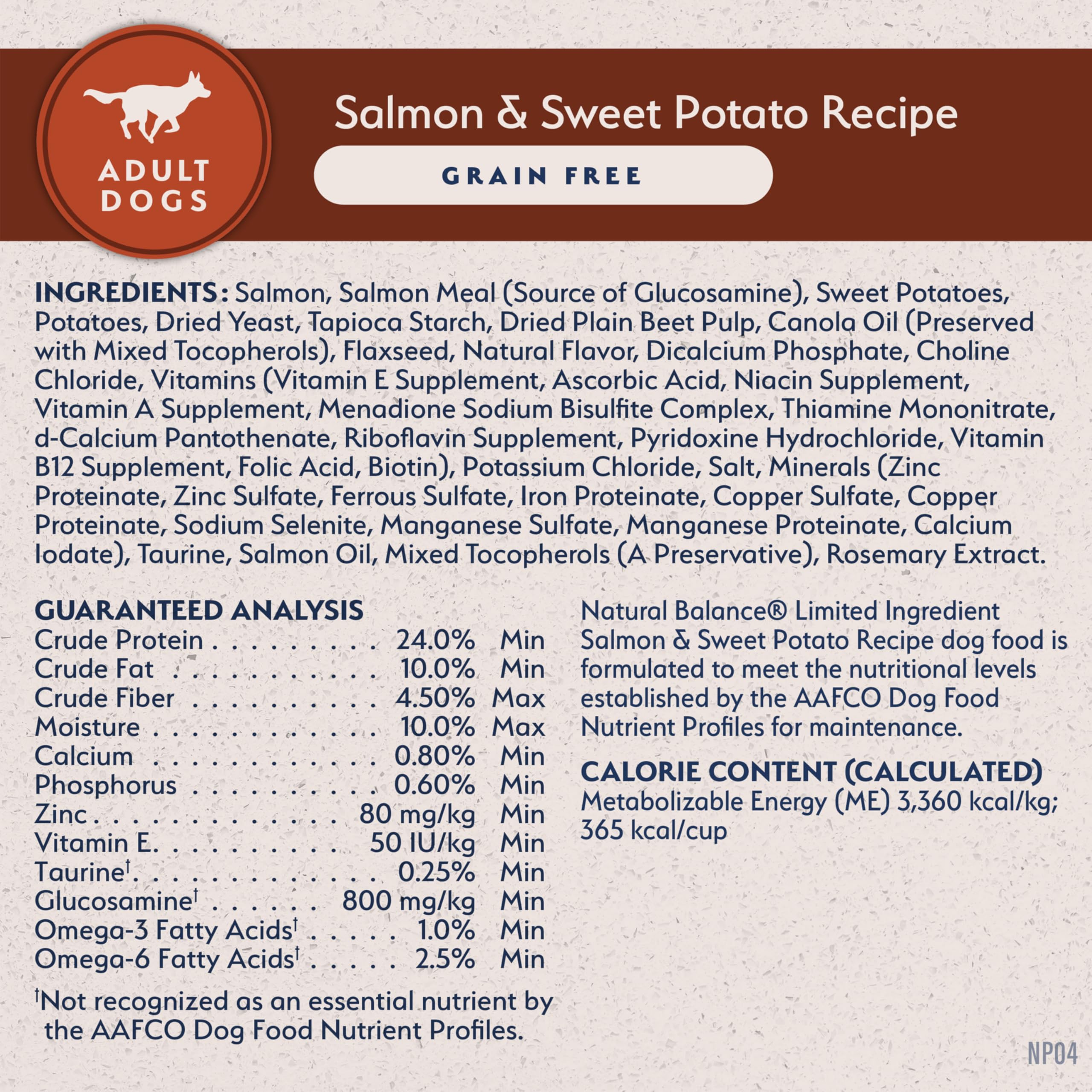 No corn, wheat, or soy claim visible on Natural Balance packaging