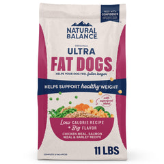 Natural Balance Ultra Fat Dogs chicken meal bag for lean protein
