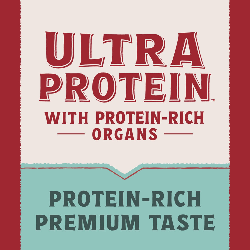 Natural Balance Ultra Protein Pate chicken-heart and liver—nutrient-rich protein.