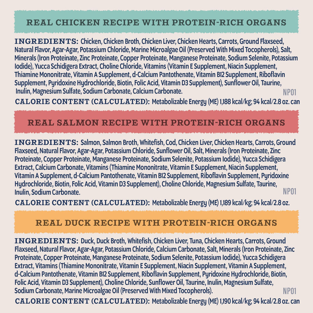 Natural Balance Ultra Protein Pate grain-free recipe—corn, wheat, soy free.