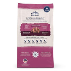 Natural Balance venison-based kibble texture close-up for easy digestion