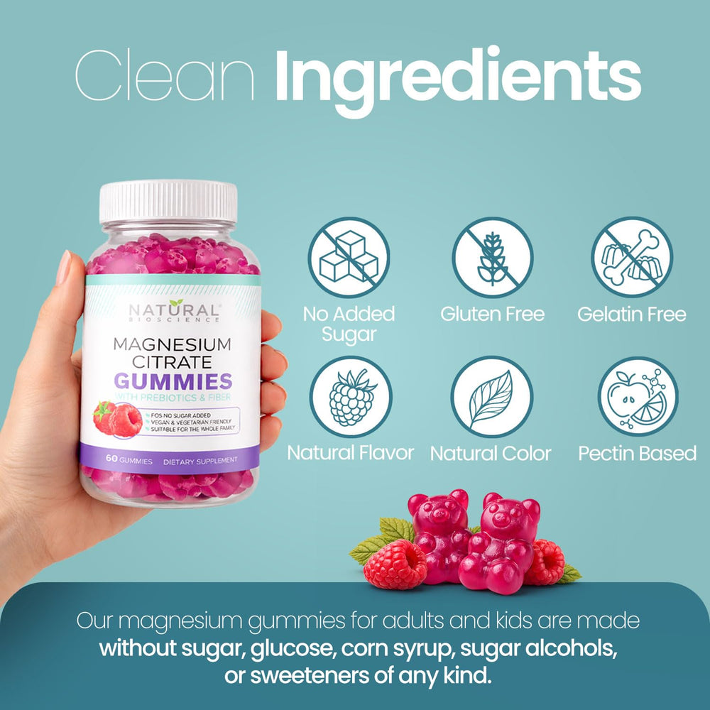 Gummies poured to illustrate convenient on-the-go intake.
