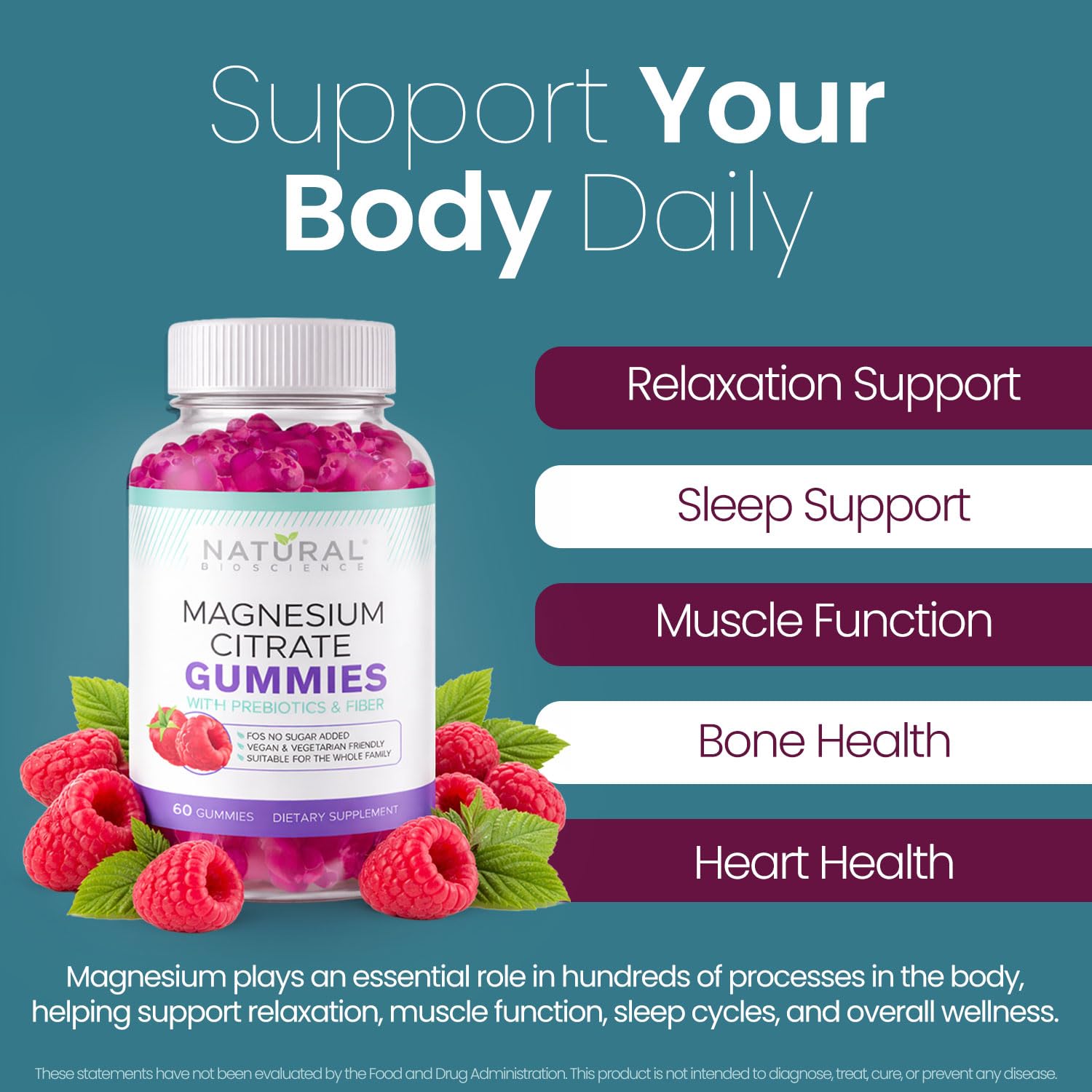 Kid-friendly gummies with bright colors support daily supplementation.