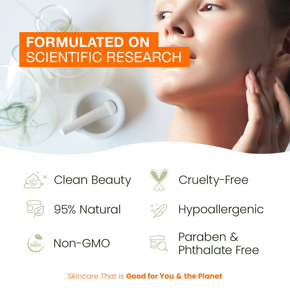Natural Chemist Vitamin C Serum dermatologist tested seal on the label.