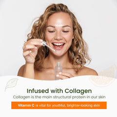 Natural Chemist Vitamin C Serum glow on skin after use.