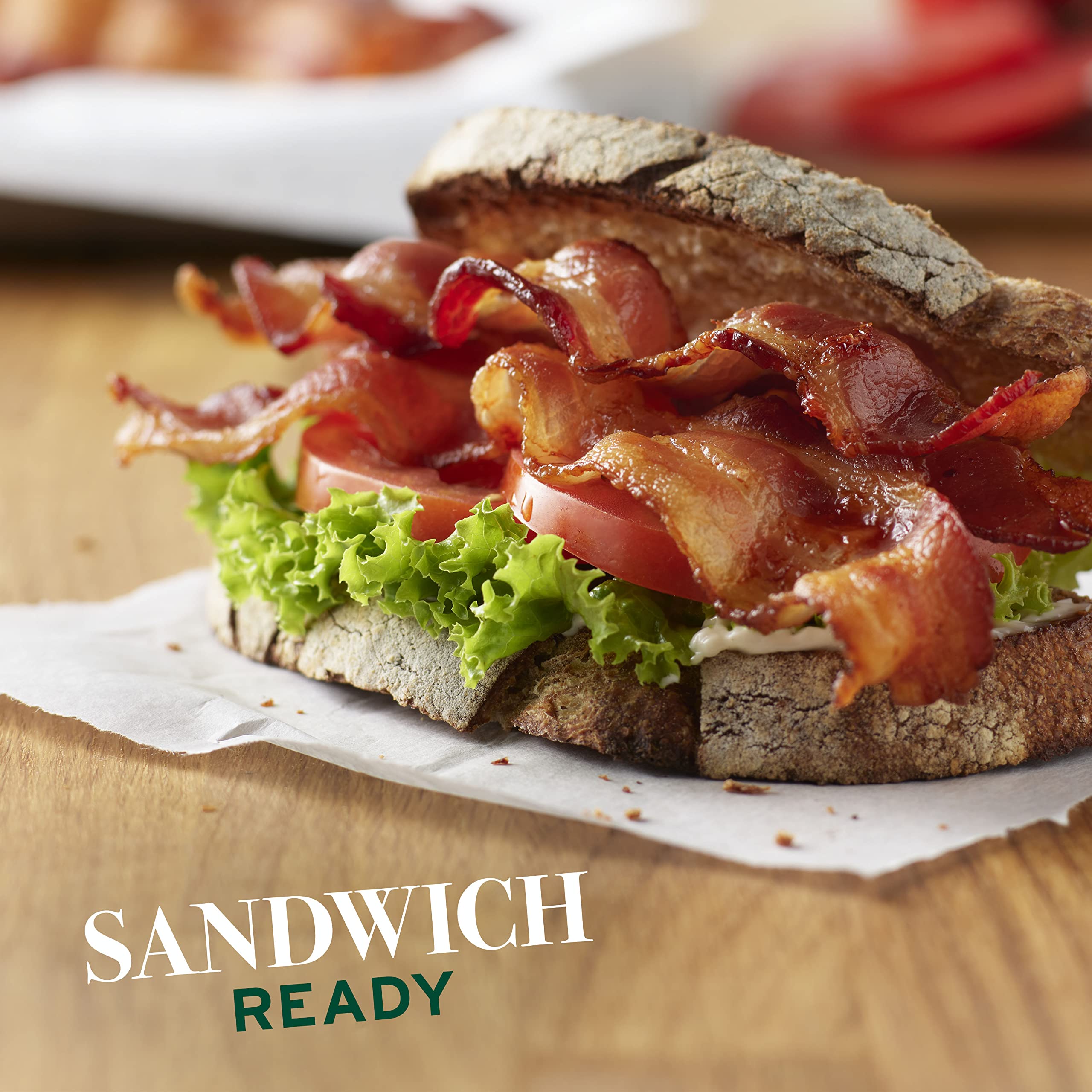 Natural Choice bacon provides 70 calories per cooked serving.