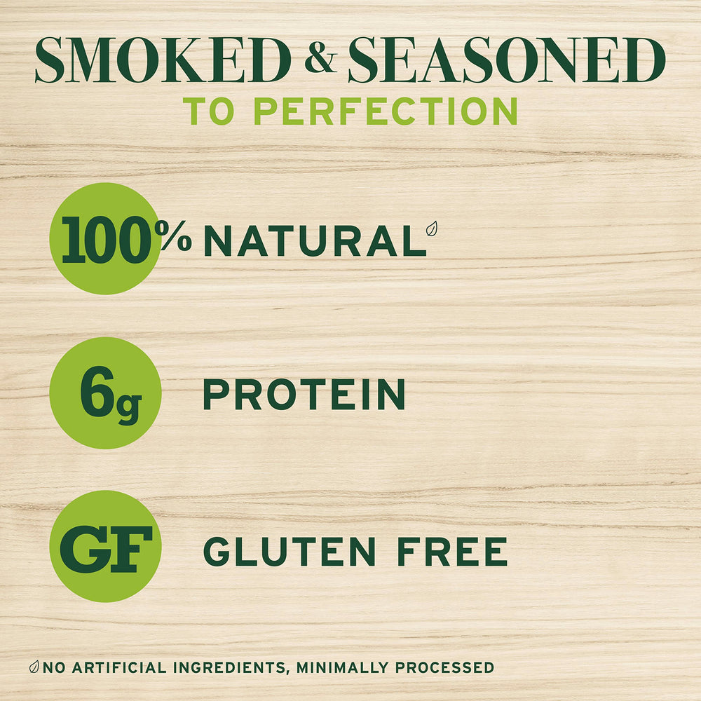 Natural Choice gluten-free label on bacon packaging.