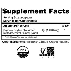 Close-up Organic label on Natural Choice Botanicals product, USDA certified for trusted sourcing