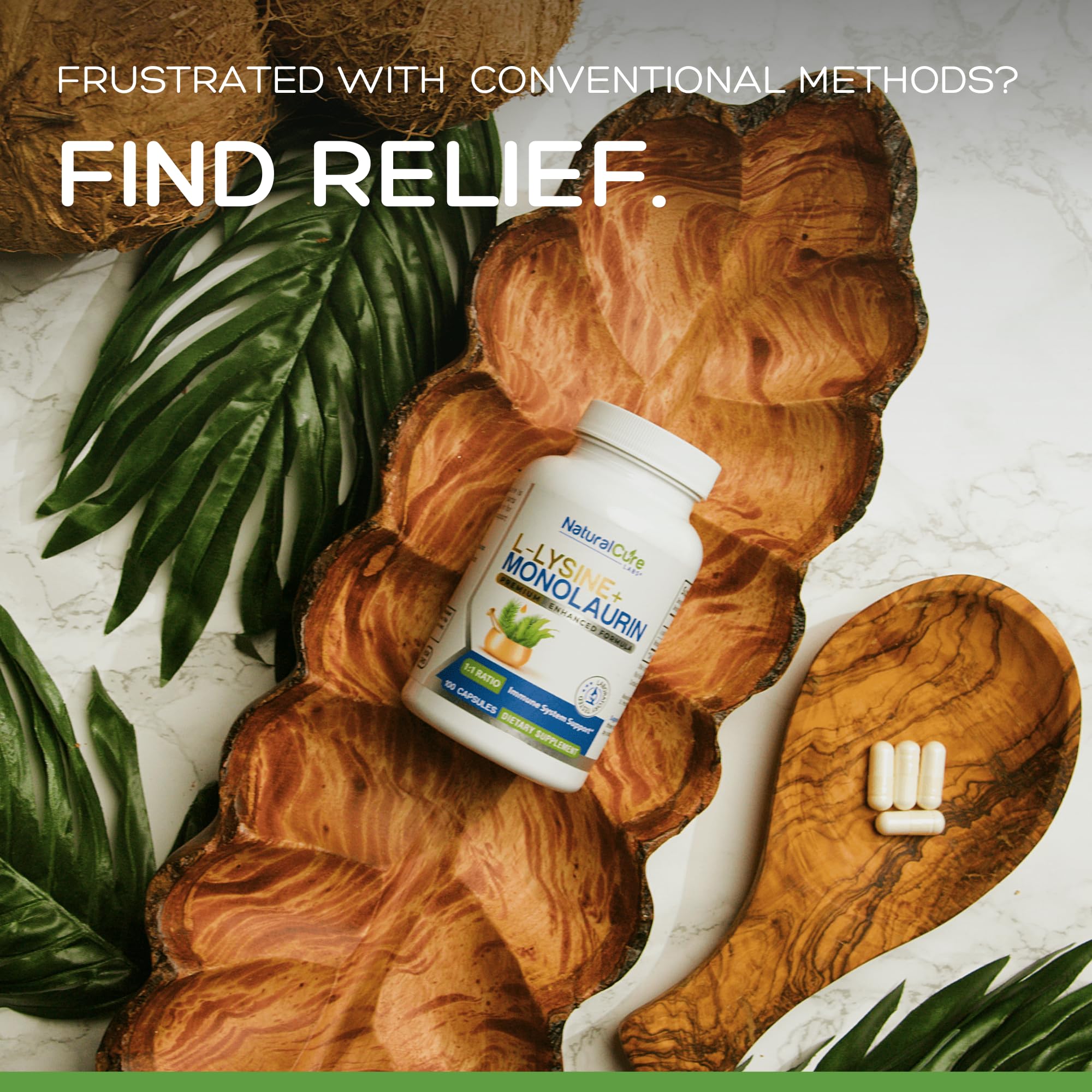 Natural Cure Labs USA-manufactured supplement bottle.