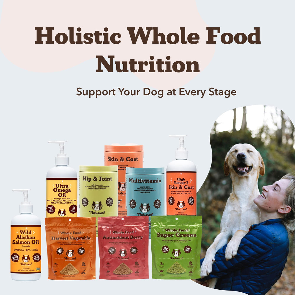 Natural Dog Company easy daily dosing with pumps for dogs