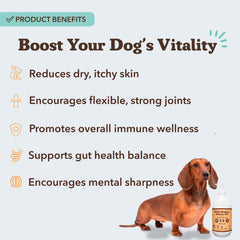 Natural Dog Company omega-3 for skin health and reduced shedding
