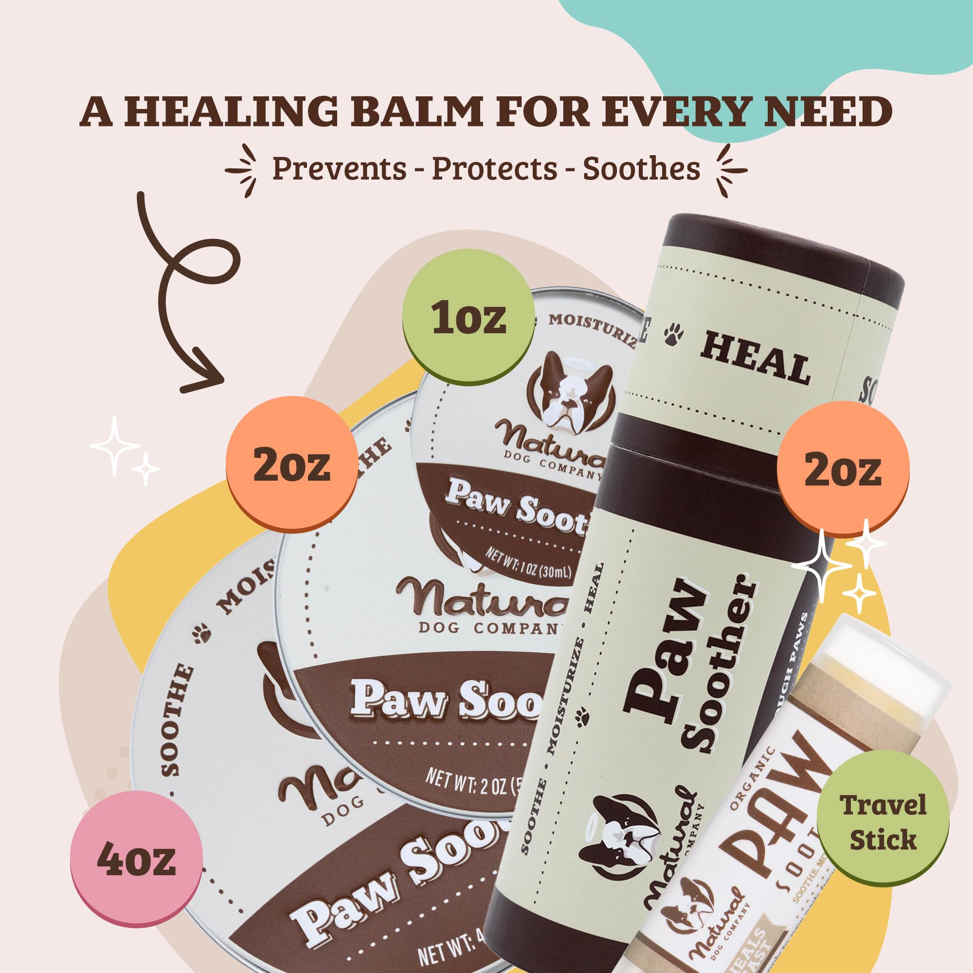 Soft, hydrated paw pads after regular Paw Soother use