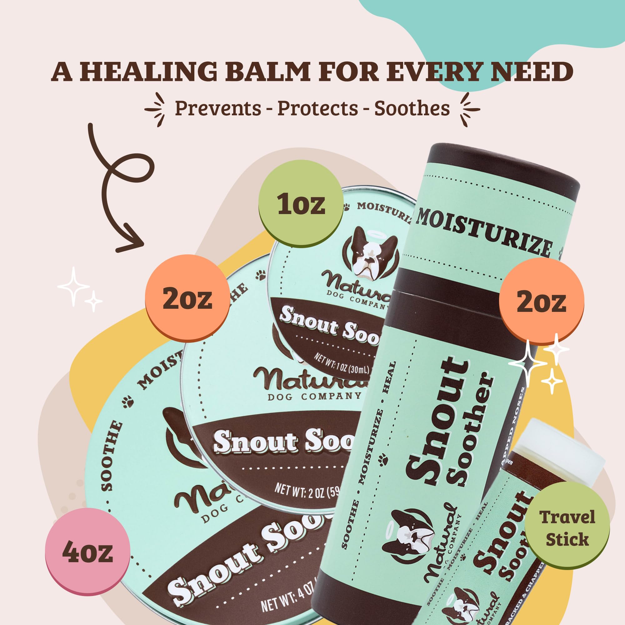 Natural Dog Company Snout Soother is non-toxic and lick-safe.