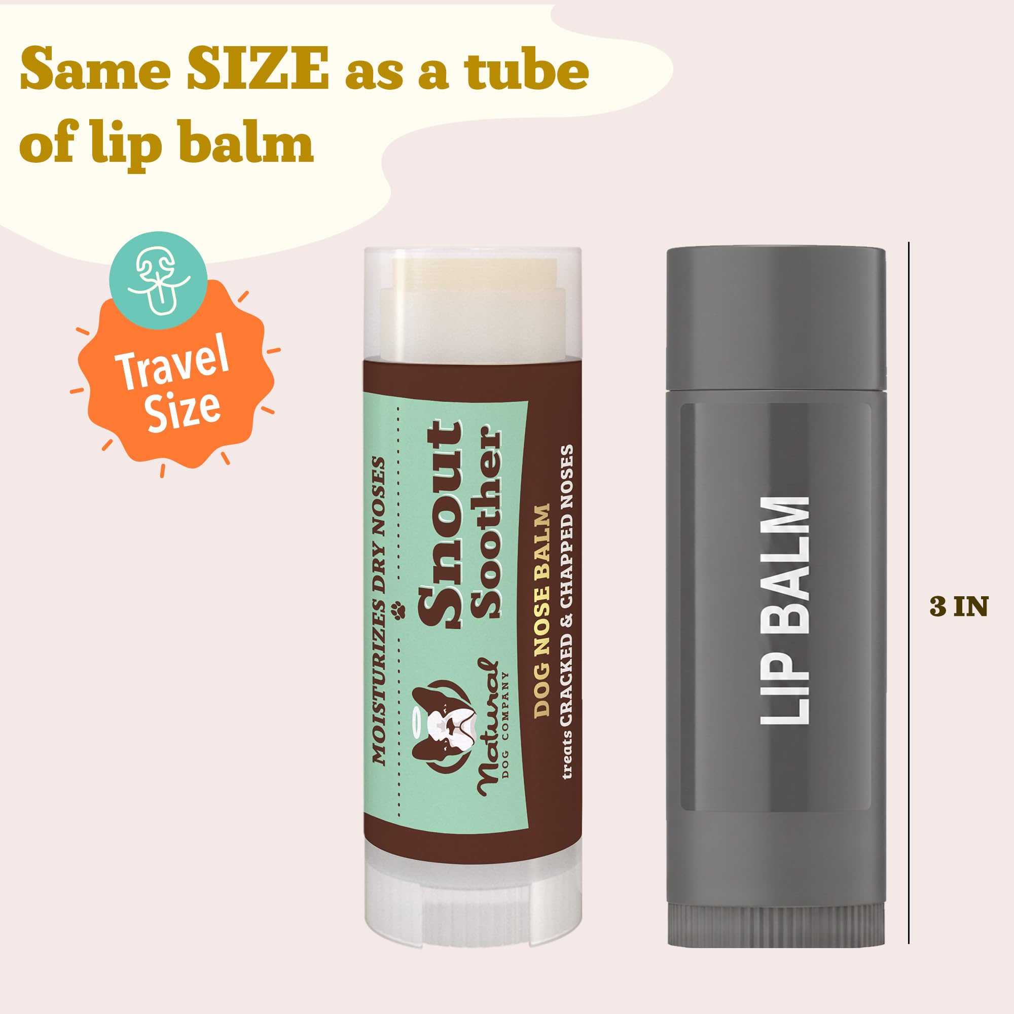 Natural Dog Company Snout Soother balm ingredients include coconut oil and shea butter.