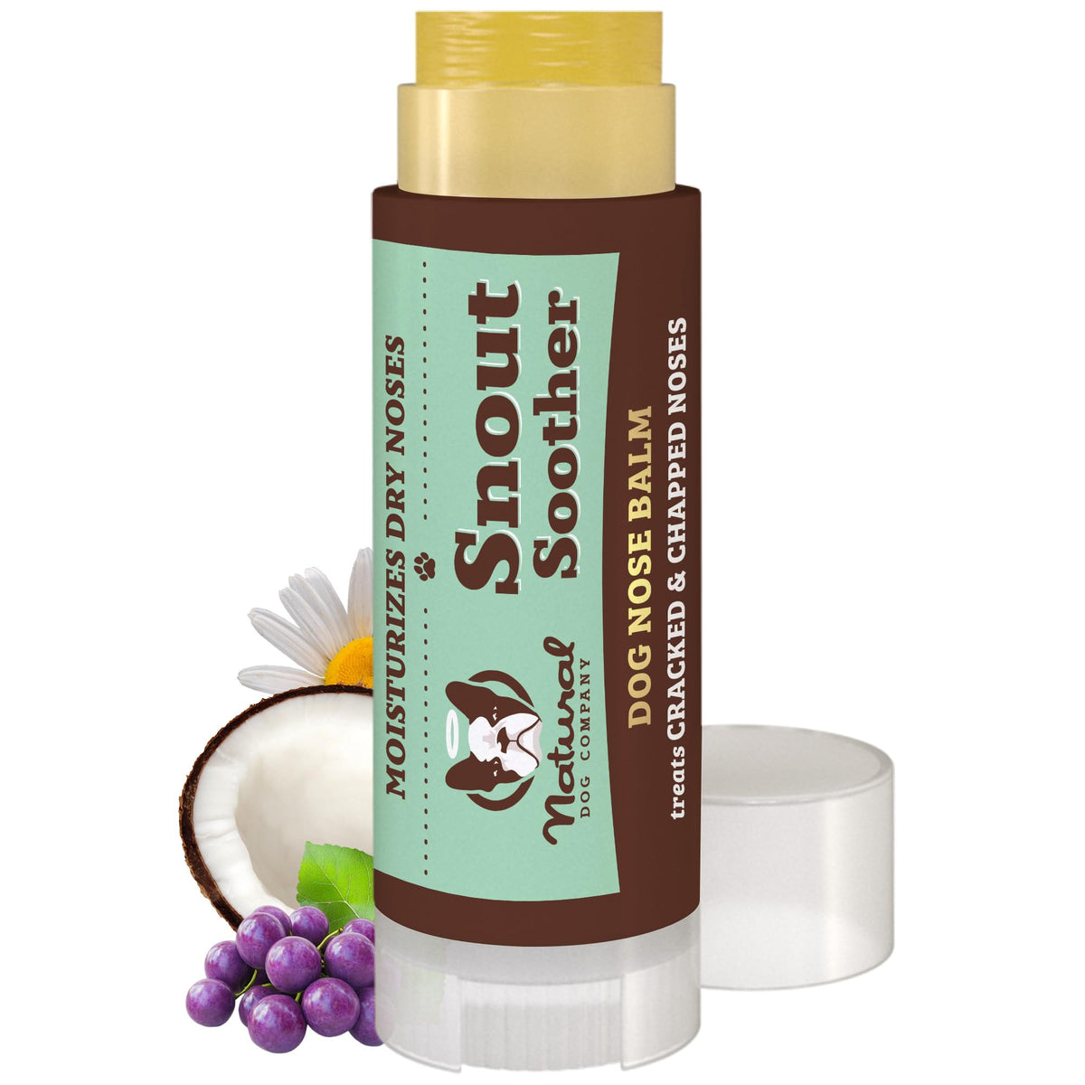 Natural Dog Company Snout Soother balm packaging for winter nose care.