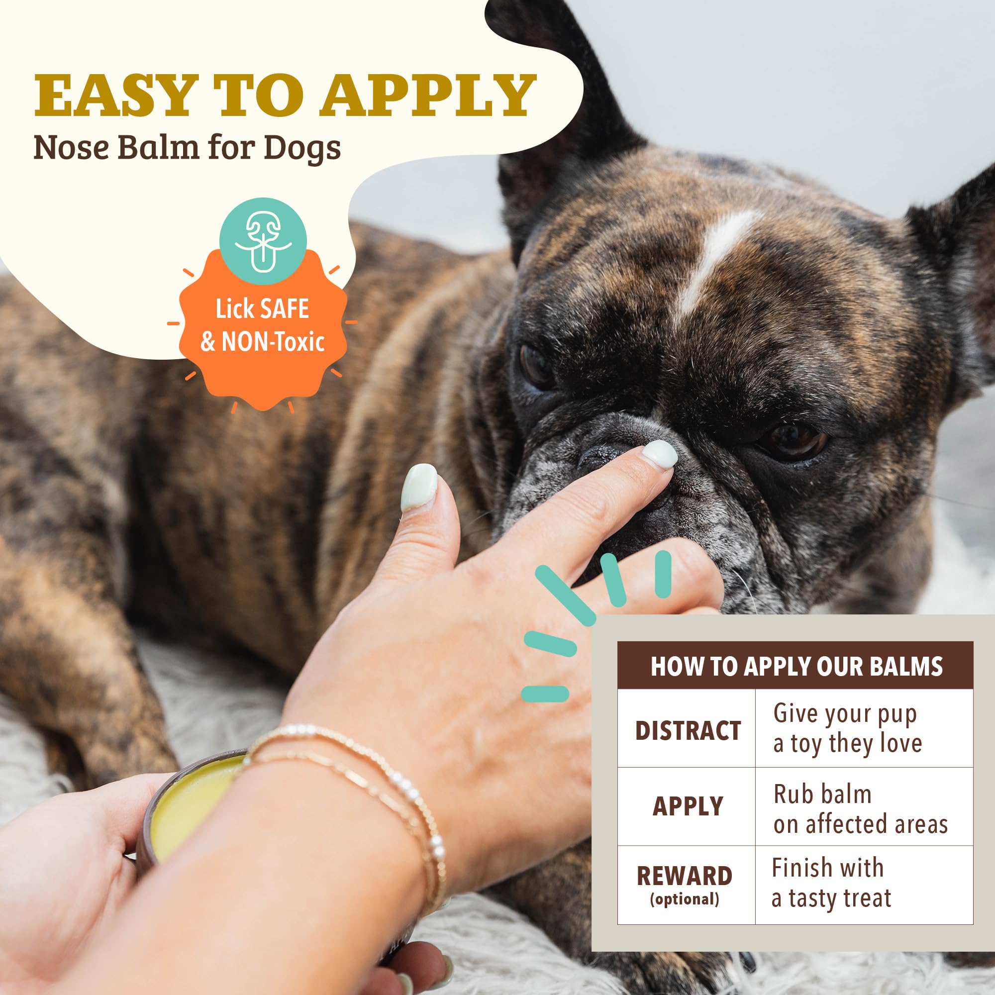 Natural Dog Company Snout Soother ingredients include coconut oil and shea butter.