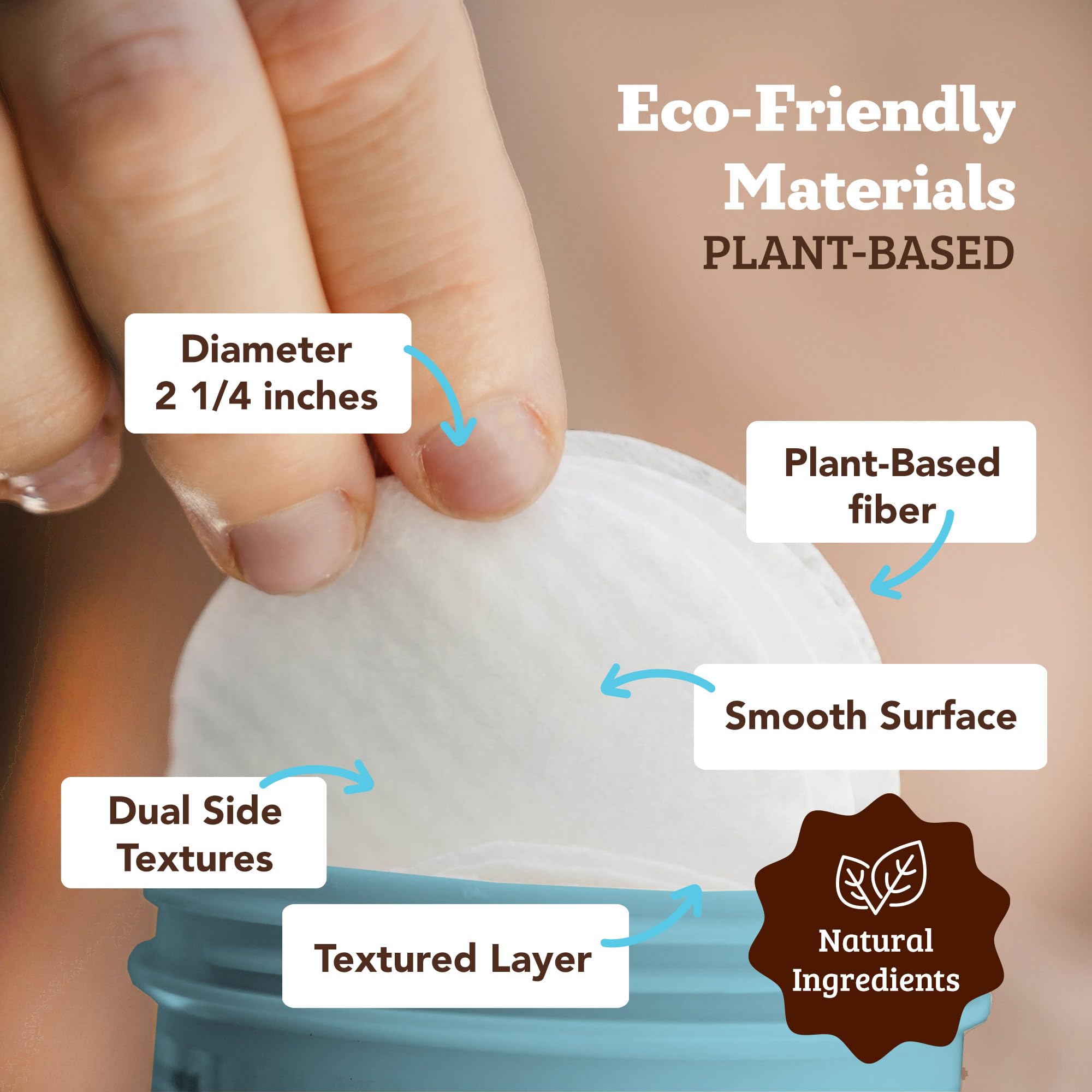 Natural Dog Eye Wipes help reduce tear stains with mild cleansing.