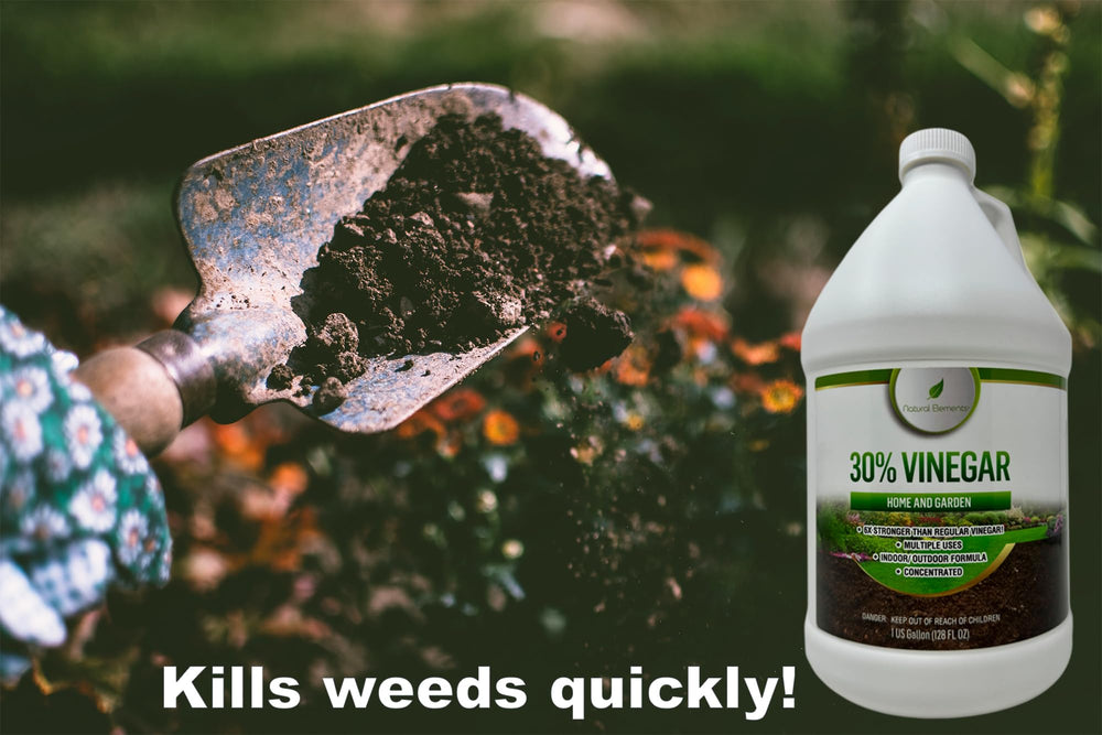 Natural Elements 30% Vinegar cleans grout and mineral deposits with ease.
