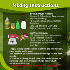 Natural Elements biodegradable-formula-soil-barrier preserves soil health and targets pests.