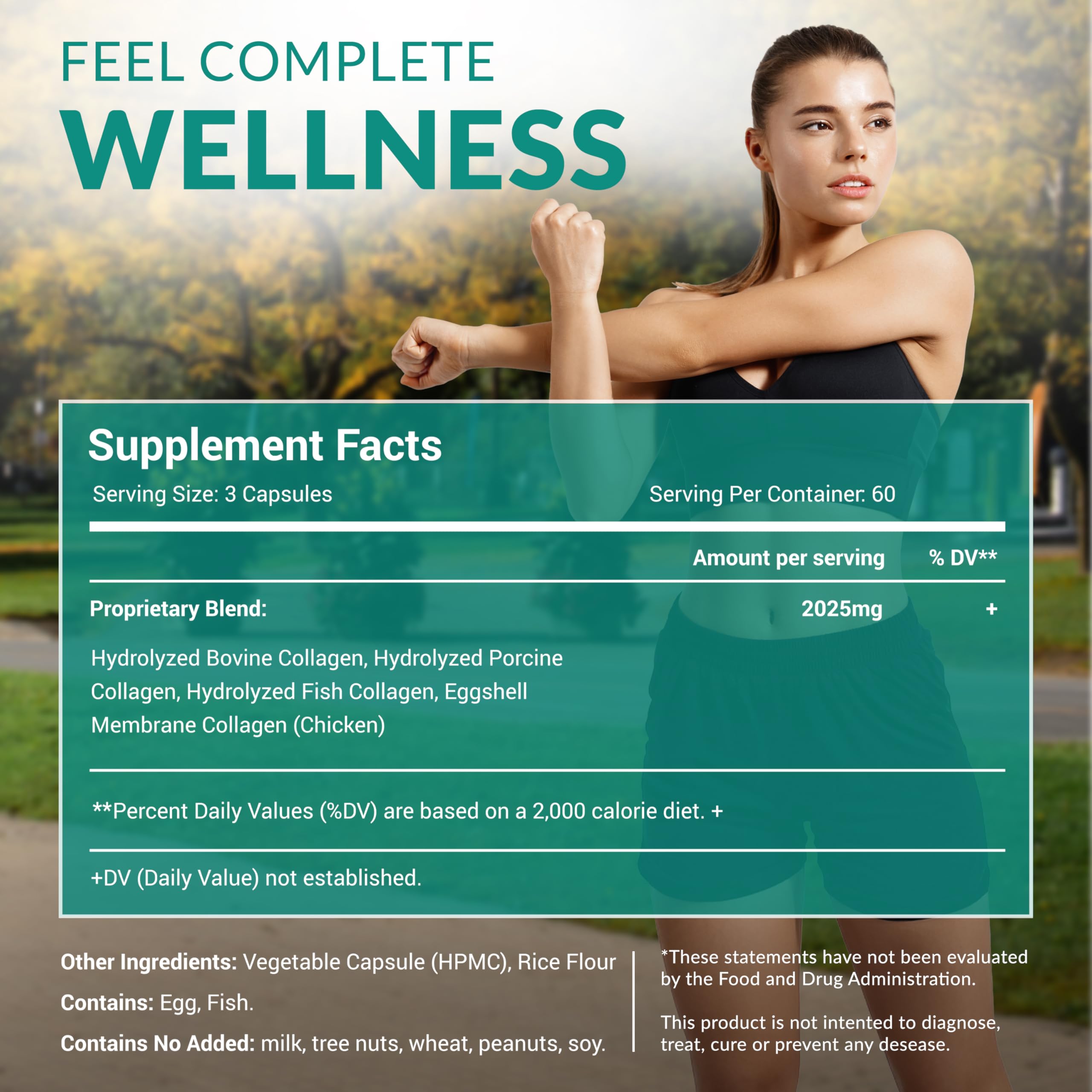 Natural Elements wild fish collagen photo highlights marine peptides in the mix.