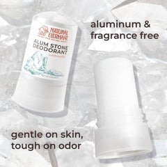 Natural Elephant alum stone application after shower for refreshed skin.