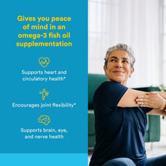Natural Factors RxOmega-3 Ultra Strength dosing instruction for daily use