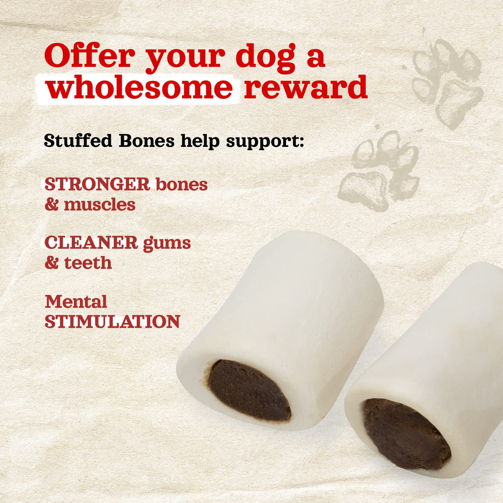 Natural Farm dual-texture chew stimulates interest with a satisfying crunch.
