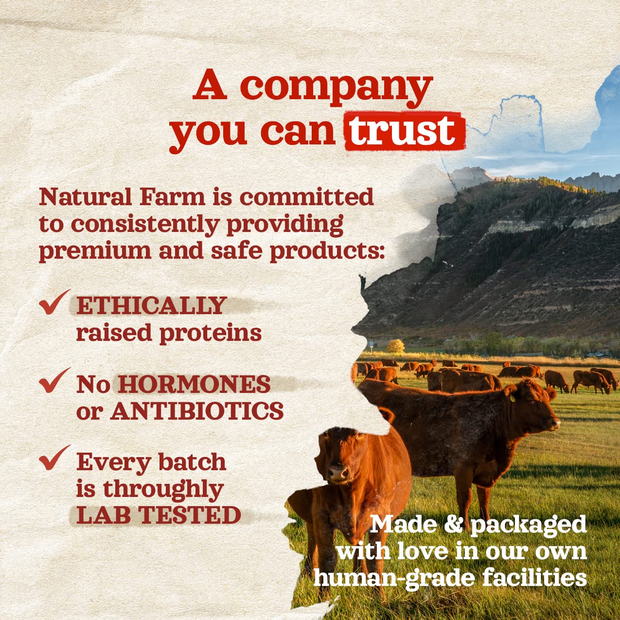 Natural Farm lab-tested quality ensures safe batches.