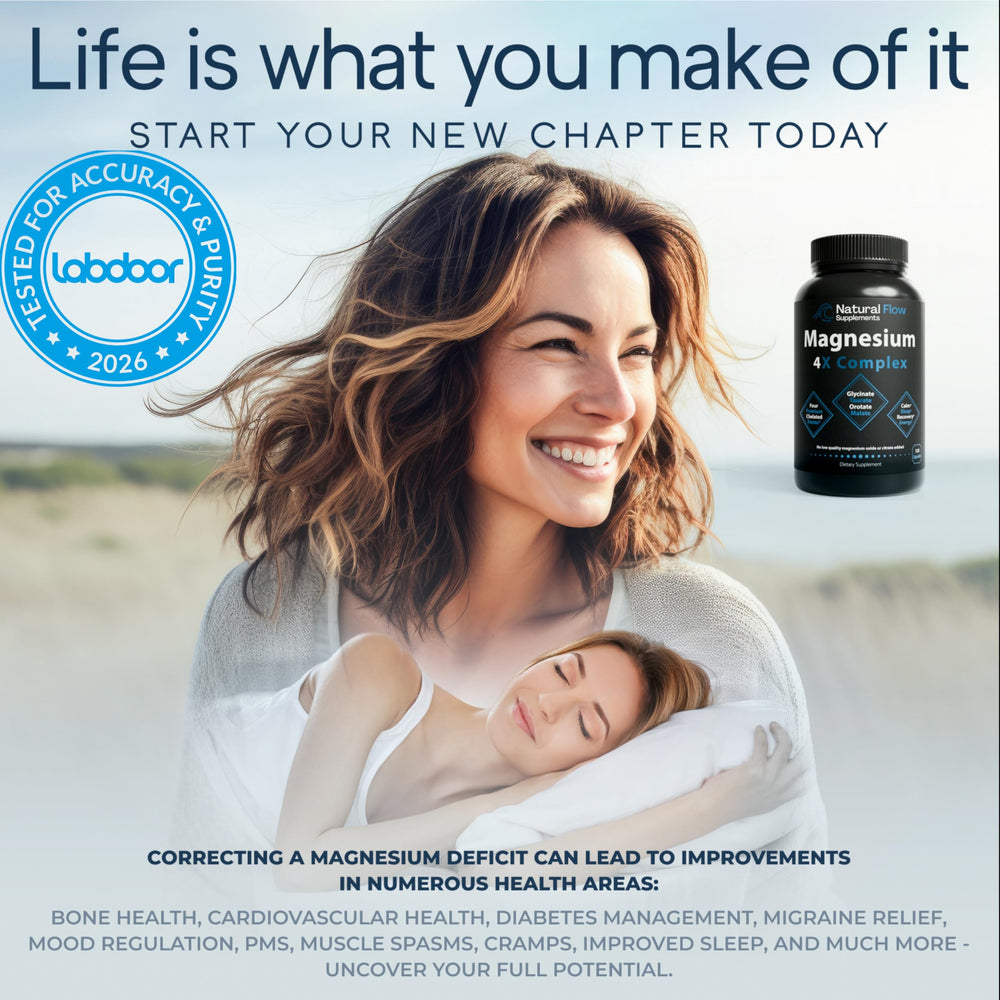 Natural Flow 4X Magnesium pour bottle demonstrates easy daily use and serving.