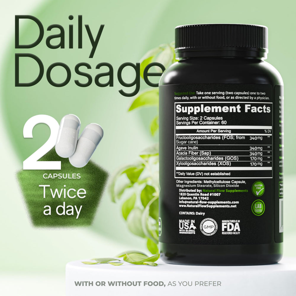 Natural Flow daily-use scene emphasizes simple routine and consistent fiber support
