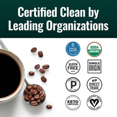 Natural Force Lab Test Results—transparent toxin-free decaf assurance.